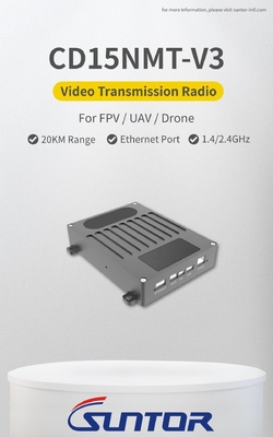 CD15NMT-V3 2.4GHz 15-20KM UAV 데이터 링크 VTX 드론용 가벼운