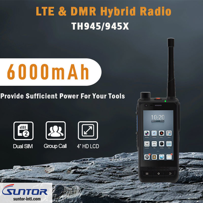 TH945D DMR LTE 라디오, UHF/VHF 주파수 범위 및 12.5KHz/25KHz 채널 간격으로 광범위한 커버리지와 유연성을 제공합니다.