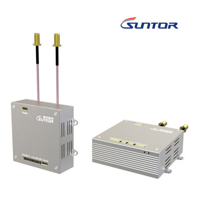 70Mbps 드론 UAV 비디오 송신기 1.4GHz IP 그물망 8s 재링크