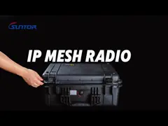 MH33 월키 토키 라디오 비디오 휴대용 IP 메시 실시간 통신